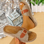 Bunion-Relief Slide Sandals with Cushioned Footbed