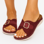 Bunion-Relief Slide Sandals with Cushioned Footbed