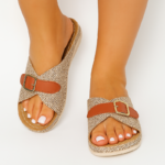 Bunion-Relief Slide Sandals with Cushioned Footbed