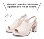 High-Heeled Sandals for Bunion-Friendly Style