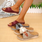 Bunion-Relief Slide Sandals with Cushioned Footbed
