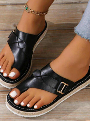 Chic Open Toe Sandals for All Day Walking Comfort