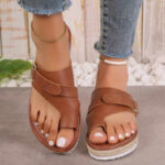 Chic Open Toe Sandals for All Day Walking Comfort