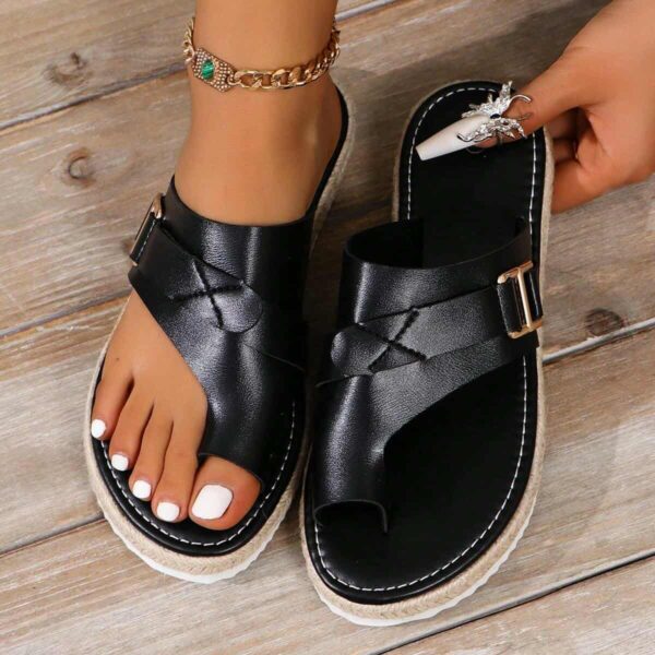 Chic Open Toe Sandals for All Day Walking Comfort