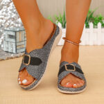 Bunion-Relief Slide Sandals with Cushioned Footbed
