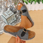 Bunion-Relief Slide Sandals with Cushioned Footbed