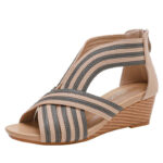 Boho-Chic Bunion-Friendly Wedge Sandals
