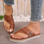 Chic Open Toe Sandals for All Day Walking Comfort