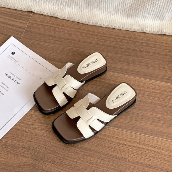 Women's Retro Wedge Heel Slippers