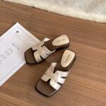 Women's Retro Wedge Heel Slippers