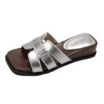 Women's Retro Wedge Heel Slippers