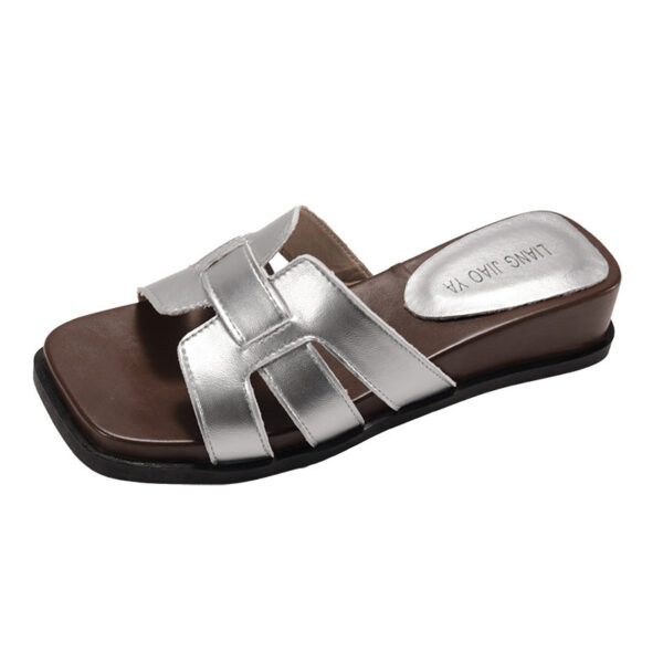 Women's Retro Wedge Heel Slippers