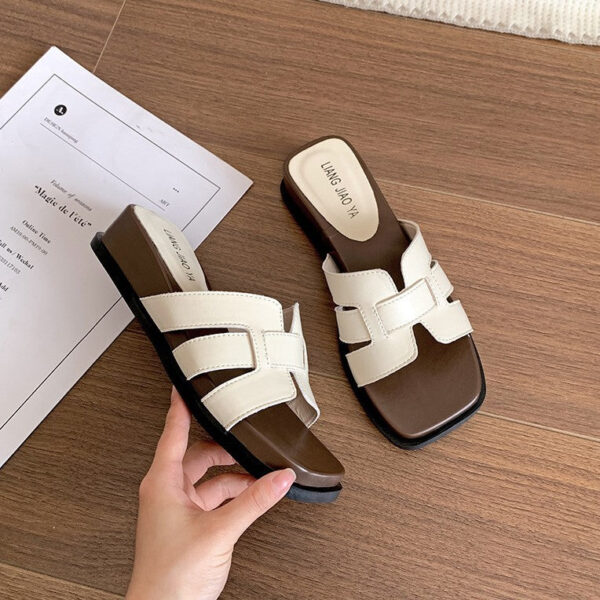 Women's Retro Wedge Heel Slippers