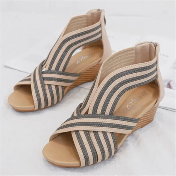 Boho-Chic Bunion-Friendly Wedge Sandals