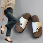 Retro Thick Bottom Slippers ?C Hide Bunions in Style & Comfort