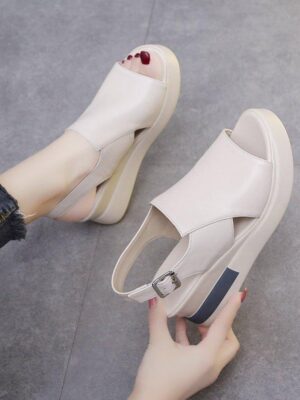 Stylish Medium Heel Sandals that Hide Bunions